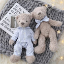 Urso de pelúcia de 30cm, brinquedo de pelúcia macio para bebês, primeiro presente