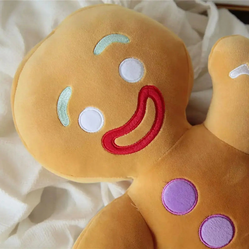 Boneco de pelúcia de gengibre, biscoito de pelúcia.
