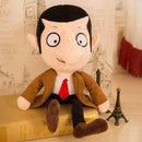 Urso de pelúcia Mr. Bean, boneco de pelúcia de desenho animado de comédia, boneco de pelúcia fofo de bebê, mini travesseiro decorativo, presentes macios para crianças!