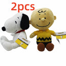 2/3 peças 25 cm Peanuts Snoopy Charlie Brown Woodstock Pelúcia