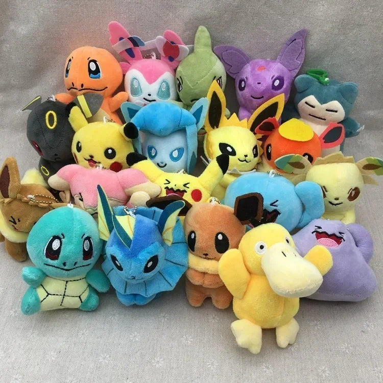 Pokemon 21 peças chaveiro 10cm