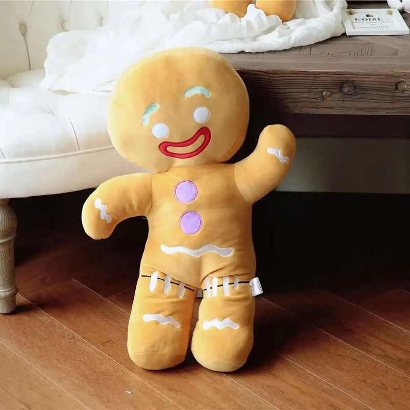 Boneco de pelúcia de gengibre, biscoito de pelúcia.