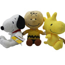 2/3 peças 25 cm Peanuts Snoopy Charlie Brown Woodstock Pelúcia