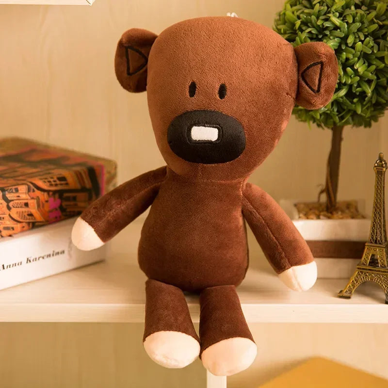 Urso de pelúcia Mr. Bean, boneco de pelúcia de desenho animado de comédia, boneco de pelúcia fofo de bebê, mini travesseiro decorativo, presentes macios para crianças!