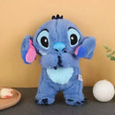 Boneco de pelúcia de anime Stitch com iluminação, música, para acalmar o bebê e dormir