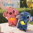 Boneco de pelúcia de anime Stitch com iluminação, música, para acalmar o bebê e dormir