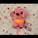 Boneco de pelúcia de anime Stitch com iluminação, música, para acalmar o bebê e dormir
