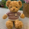 Urso de pelúcia 30cm vestindo suéter